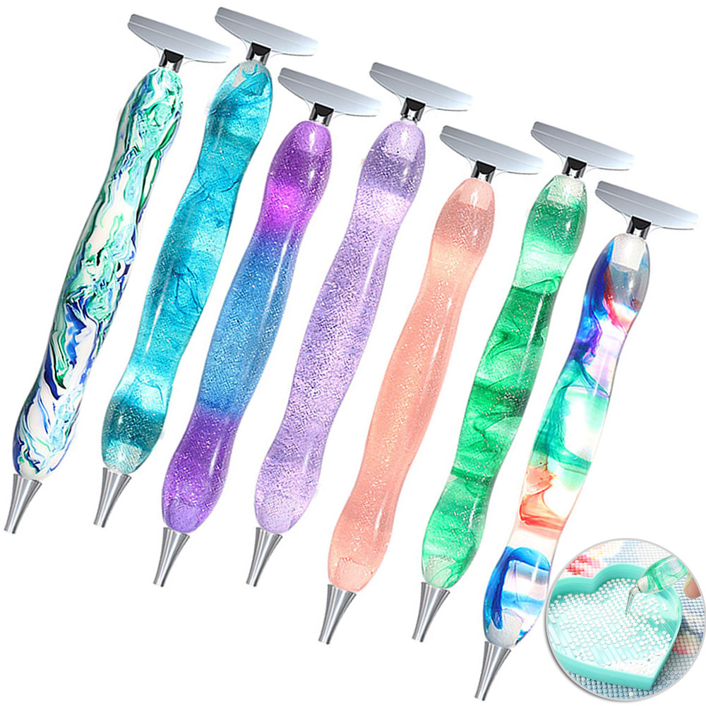 Resin Art Pen - 5D DIY ダイヤモンドペインティングペン 5D ダイヤモンドペインティングツール ポイントドリルペン