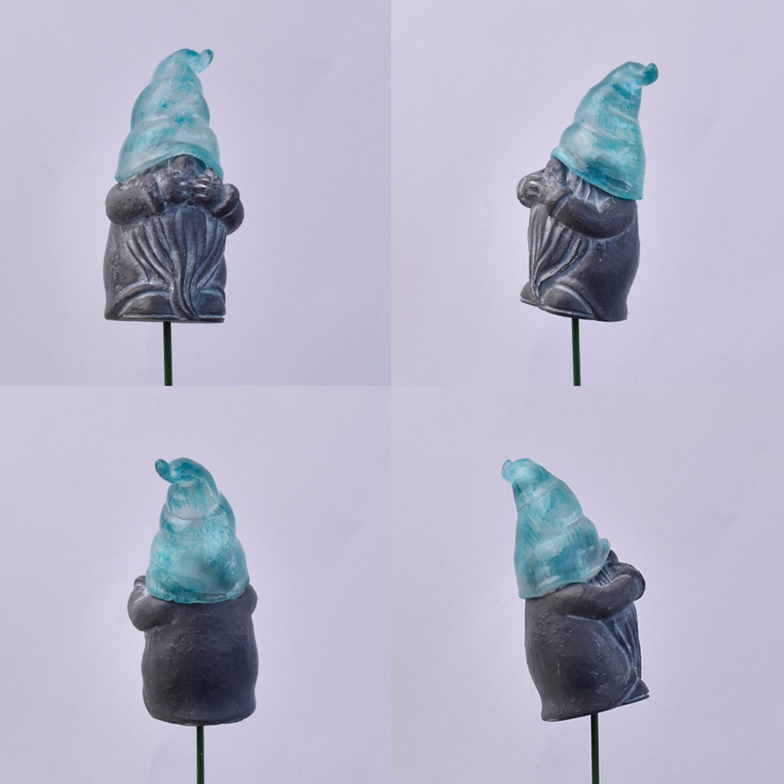 Resin Art Of Flowers - 装飾ガーデンステークス 3ピース 発光樹脂製 屋外装飾 ガーデンアートステークス 芝生飾り