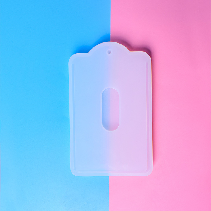 Resin Art Kit With Molds - 1ピースカードカバー型diyエポキシ樹脂ホルダーuv接着剤シリコーン金型ストレージの宝石手作りツール