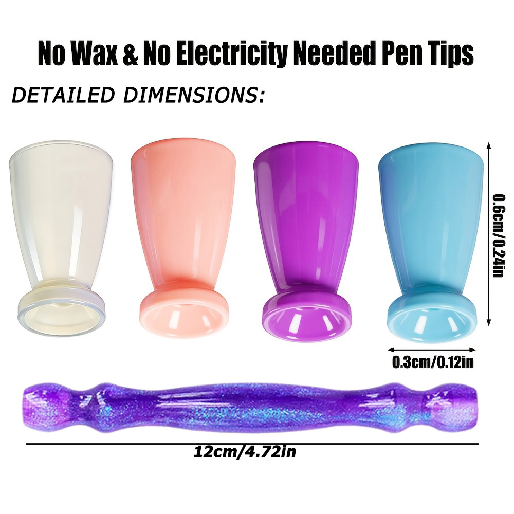 10個入りシリコンダイヤモンドペイントペンチップ、ワックスレ - Resin Art Pen のレビューと価格
