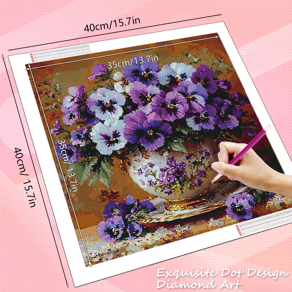 HUACAN 5D ダイヤモンドモザイク ローズフラワーペイ - Resin Art For Rose のレビューと価格