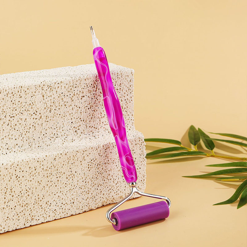 金属ローラーペンヘッド、樹脂製ハンドペンモザイクアクセサリー - Resin Art Pen のレビューと価格