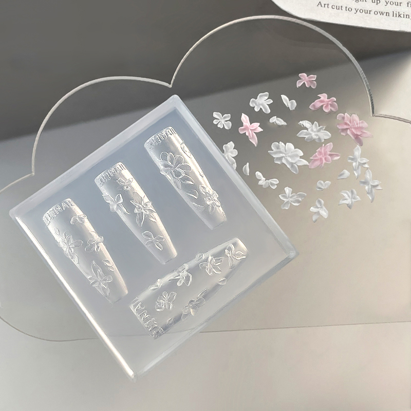 3D 花ネイルモールド DIY シリコーンネイルツール花びら - Resin Art Template のレビューと価格