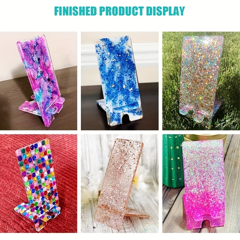 1セットのシリコンモールド（スマホスタンド用）と樹脂キャステ - Resin Art Kit With Molds のレビューと価格