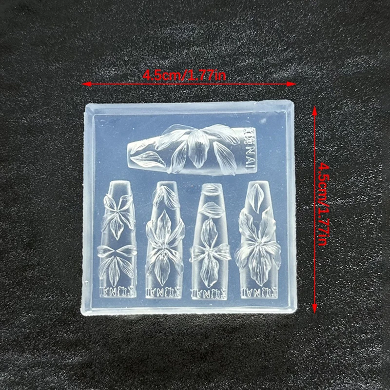 3DフラワーネイルモールドDIYシリコンネイルツールハワイハ - Resin Art Template のレビューと価格