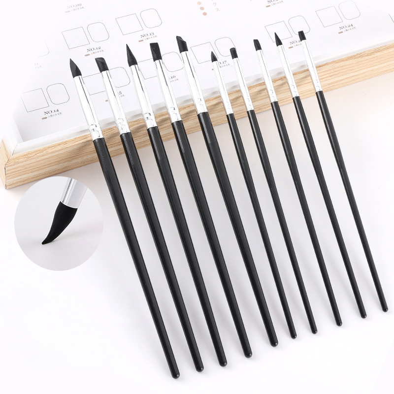 5本入り 歯科用レジンシェーピングブラシペン シリコンネイル - Resin Art Pen のレビューと価格
