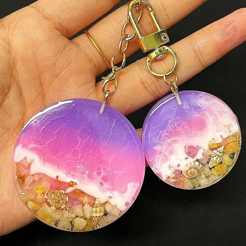 1.25～2インチの丸型シリコンモールド、樹脂ジュエリー、ペ - Resin Art Kit With Molds のレビューと価格