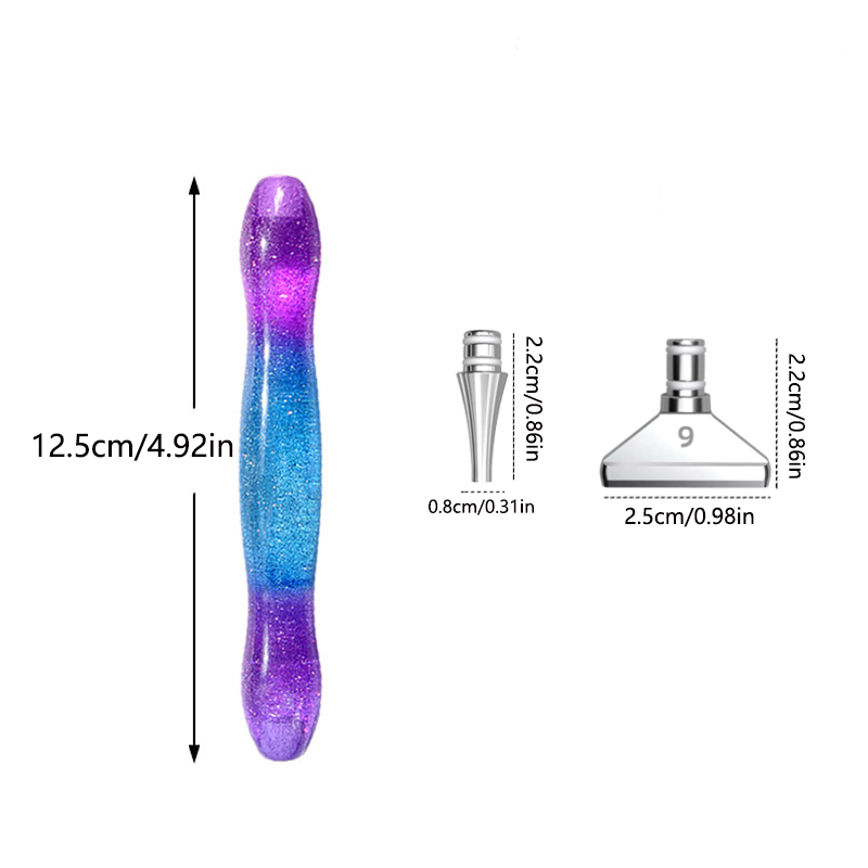 多機能ステンレススチール製ネジ付きチップ付きレジンダイヤモン - Resin Art Pen のレビューと価格