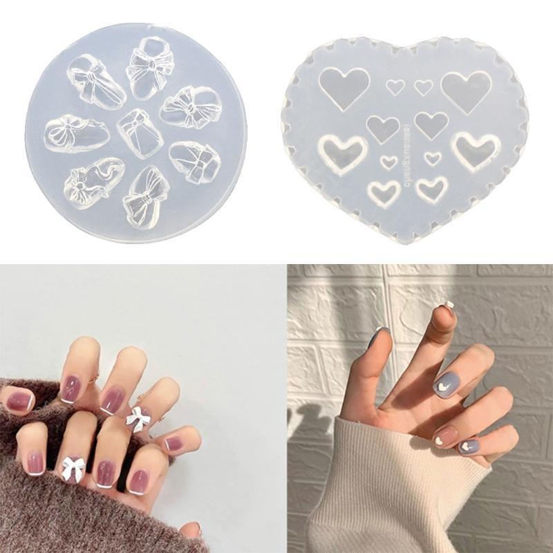 シリコーンネイル彫刻鋳型マニキュアツール 3D ミニチュアち - Resin Art Template のレビューと価格