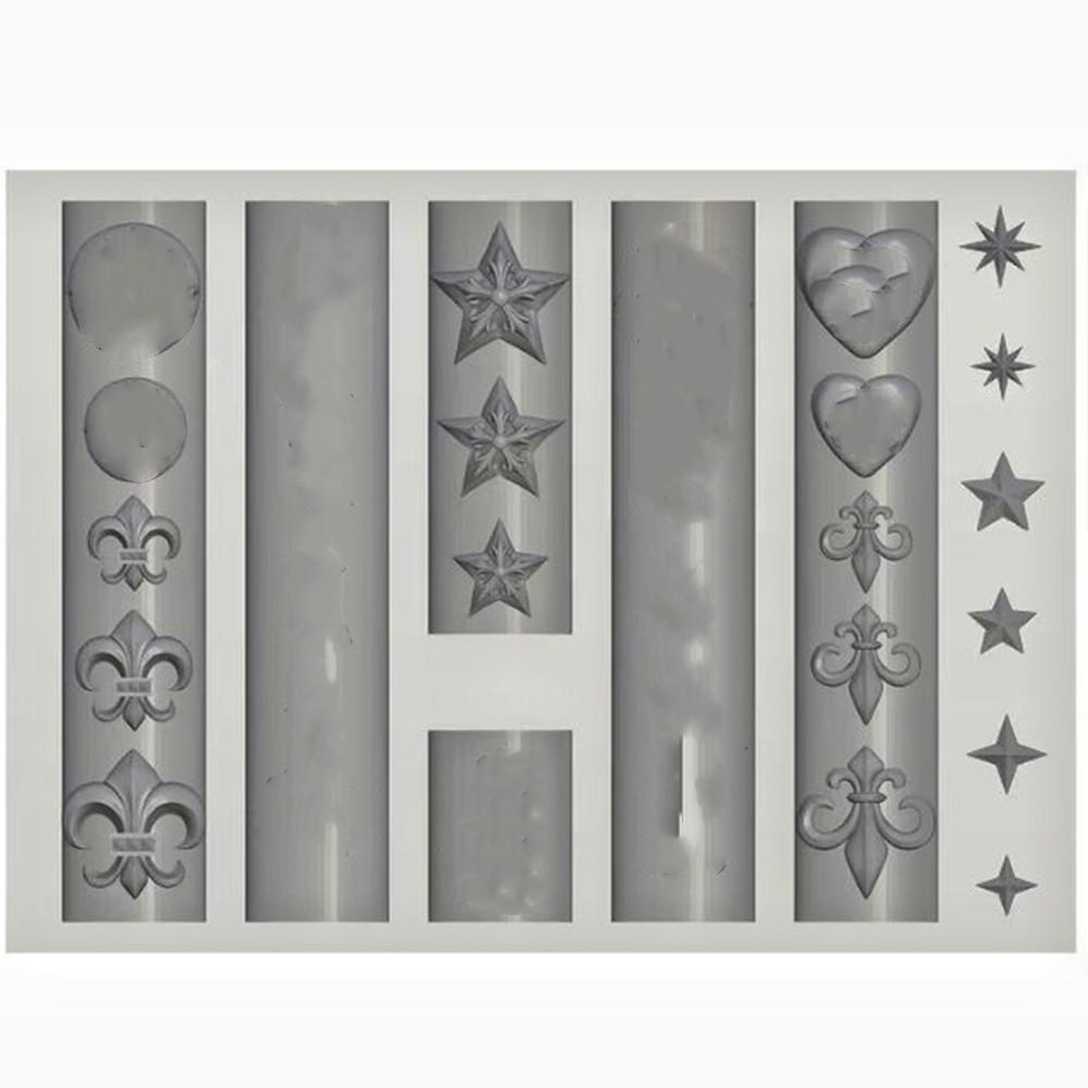 クリスマス3Dシリコンモールド ネイルアートUVレジン工芸用 - Resin Art Template のレビューと価格