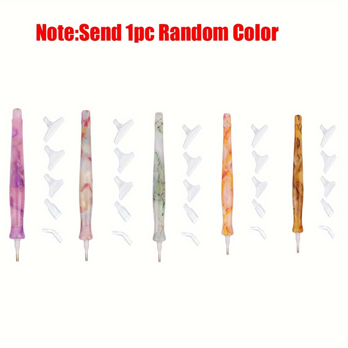 1個入り ランダムカラー レジン レトロ ダイヤモンドペイン - Resin Art Pen のレビューと価格