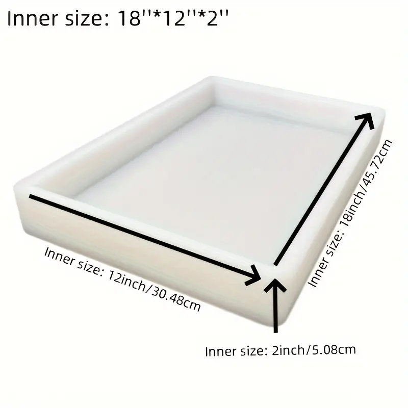18*12*2インチの大型シリコンモールド、リバーテーブル、 - Resin Art Kit With Molds のレビューと価格