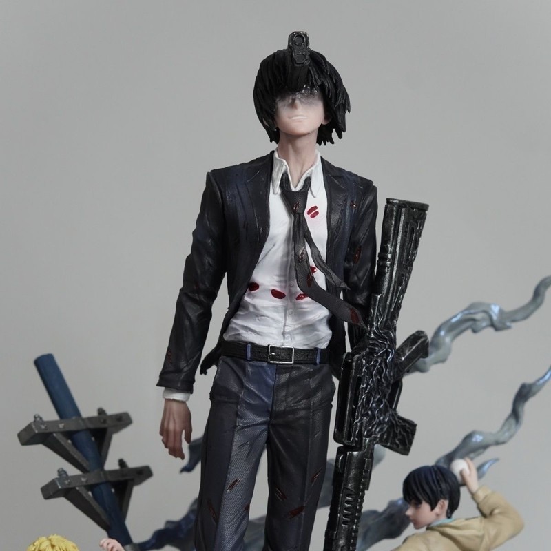 チェーンソーマンガンデビルデビルハンターGKアニメフィギュア - Resin Art Toys のレビューと価格