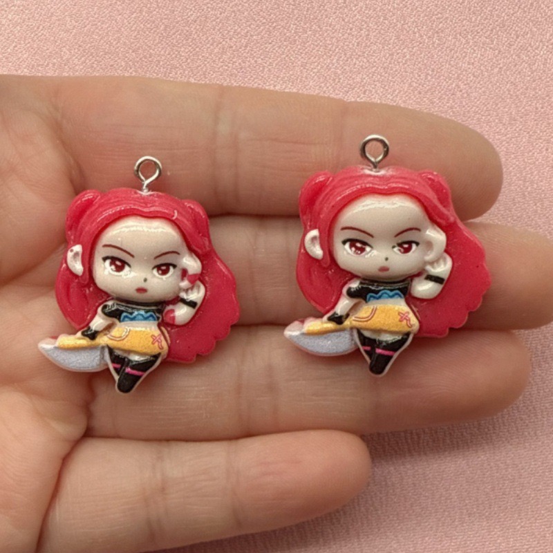 10個入り樹脂製漫画ペンダント、DIYジュエリー製作イヤリン - Resin Art Gift Ideas のレビューと価格