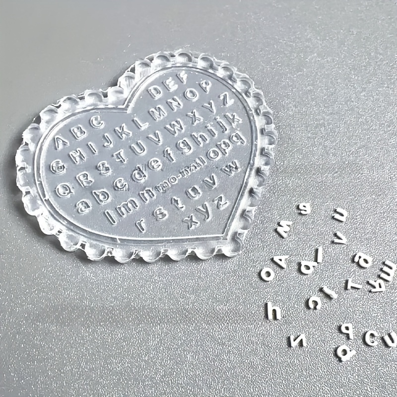 1個入り自作ネイルアートレターモールド、大文字と小文字の文字 - Resin Art Template のレビューと価格