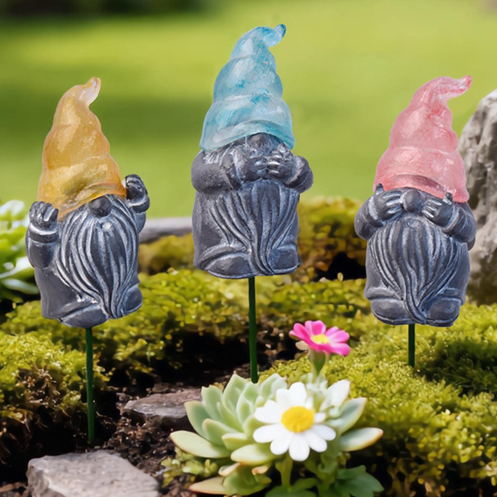 装飾ガーデンステークス 3ピース 発光樹脂製 屋外装飾 ガー - Resin Art Of Flowers のレビューと価格