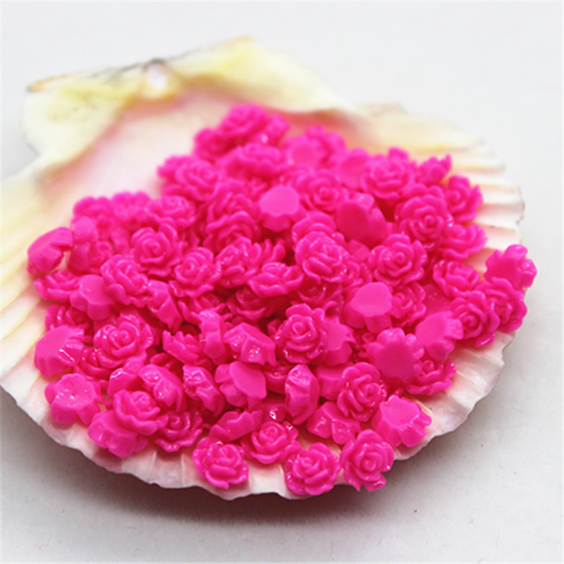 ミニローズレジンカボション,100個,6mm,フラワーフラッ - Resin Art For Rose のレビューと価格