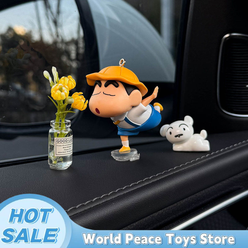 クレヨンしんちゃん車のダッシュボード装飾品自動車インテリアウ - Resin Art Toys のレビューと価格