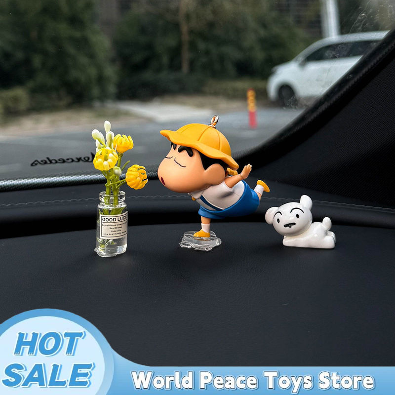 クレヨンしんちゃん車のダッシュボード装飾品自動車インテリアウ - Resin Art Toys のレビューと価格