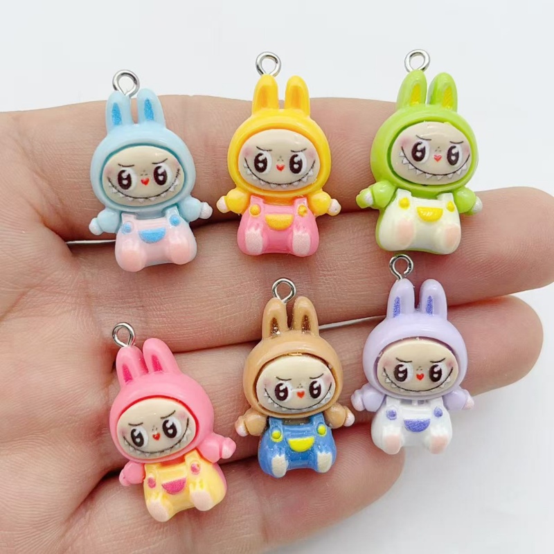 10 個かわいいウサギイチゴハウス樹脂チャーム素敵な漫画の動 - Resin Art Gift Ideas のレビューと価格