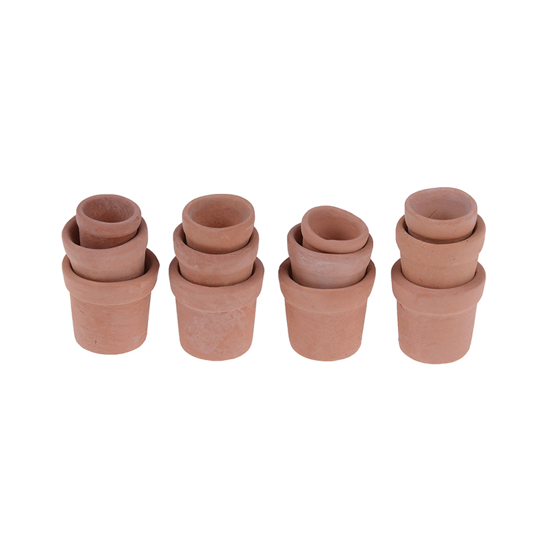 12 個のドールハウス 1:12 ミニ粘土植木鉢 屋内庭園用 - Resin Art Toys のレビューと価格