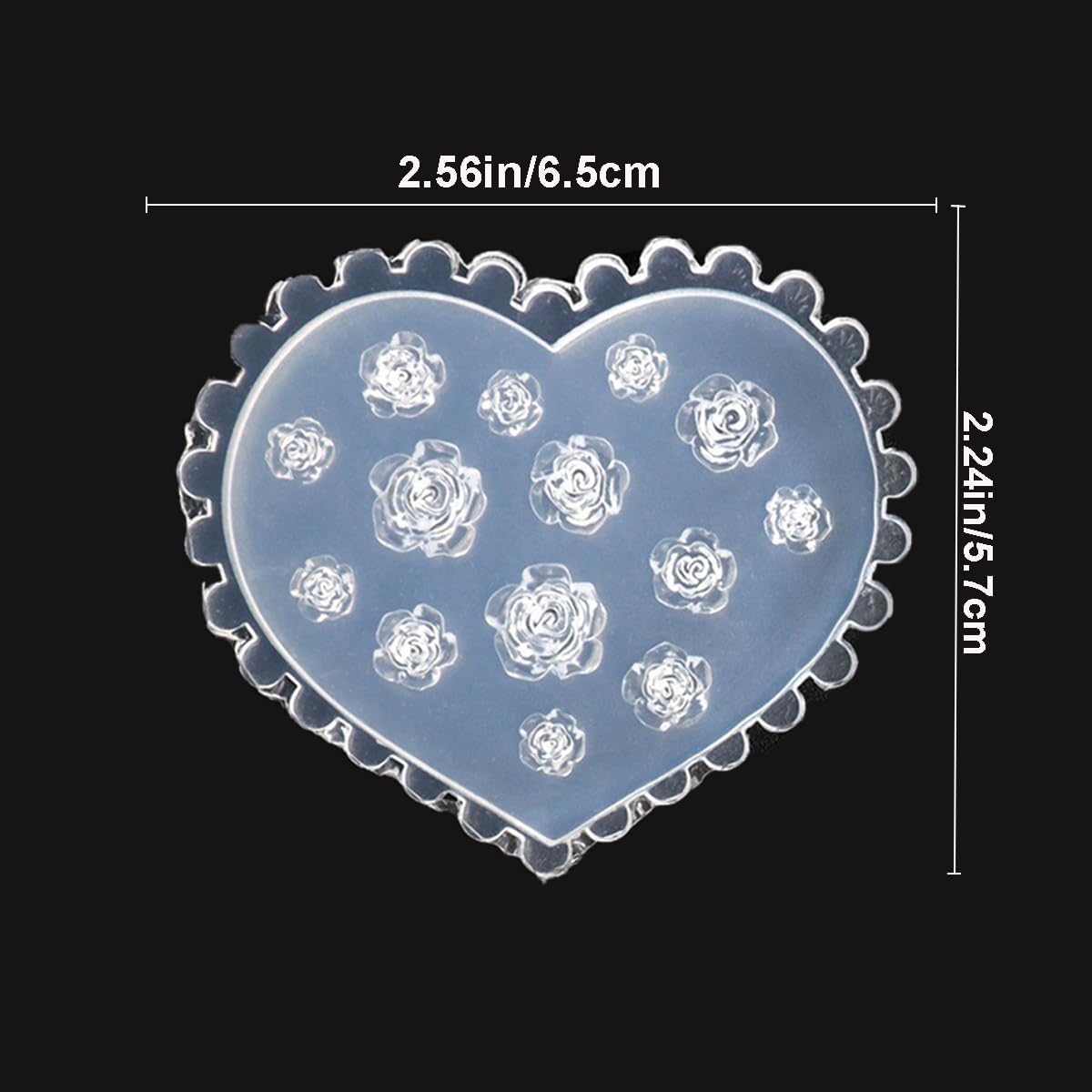 3D 花ネイルモールドシリコーンネイルツールローズ椿花ネイル - Resin Art Template のレビューと価格