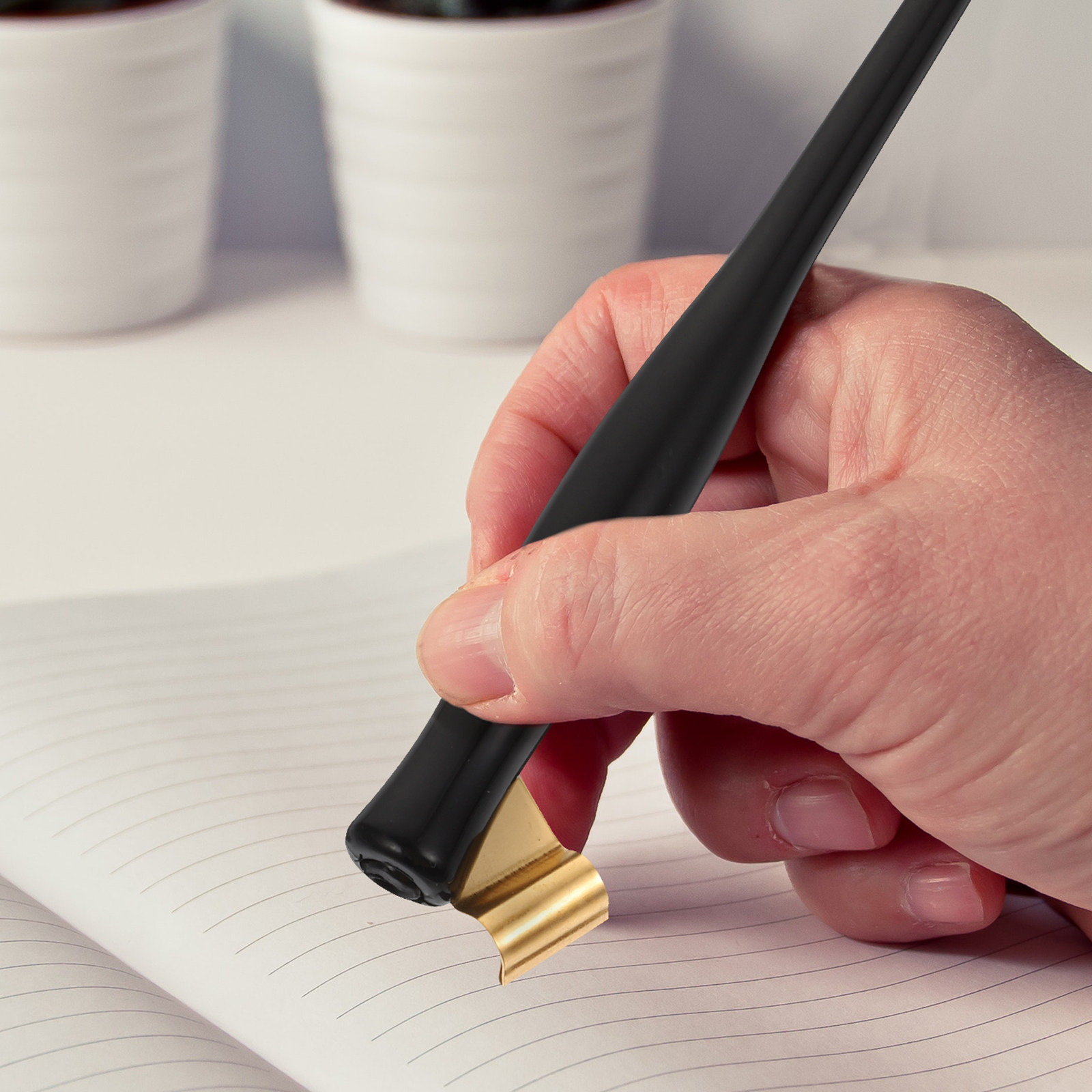 2 個のポータブル樹脂製ペン先ハンドルディップペン用品、優れ - Resin Art Pen のレビューと価格