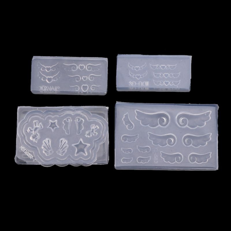 DIY ネイルアートデコレーション用品ネイルアートテンプレー - Resin Art Template のレビューと価格
