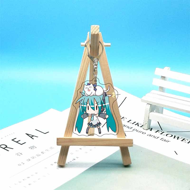 初音ミクアニメアクリルかわいいフィギュアバッグチャームキーリ - Resin Art Toys のレビューと価格