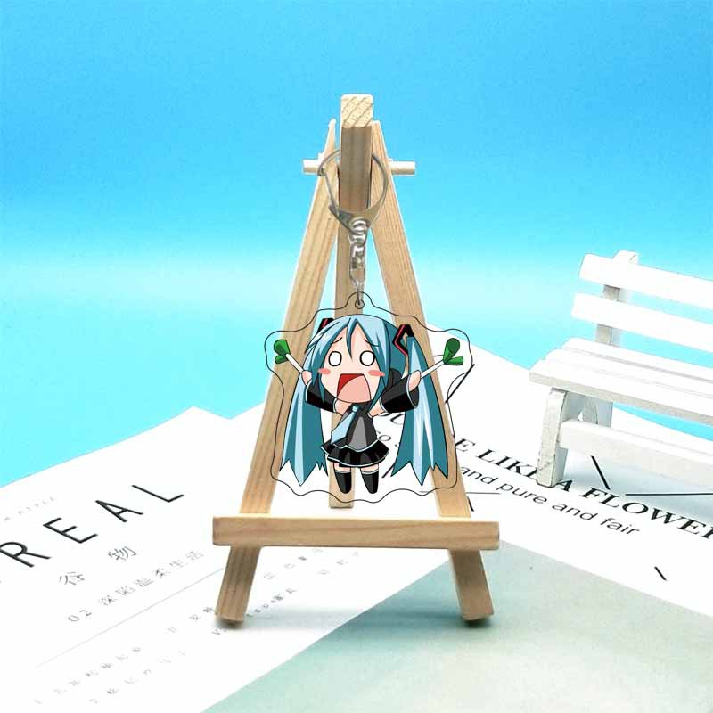 初音ミクアニメアクリルかわいいフィギュアバッグチャームキーリ - Resin Art Toys のレビューと価格