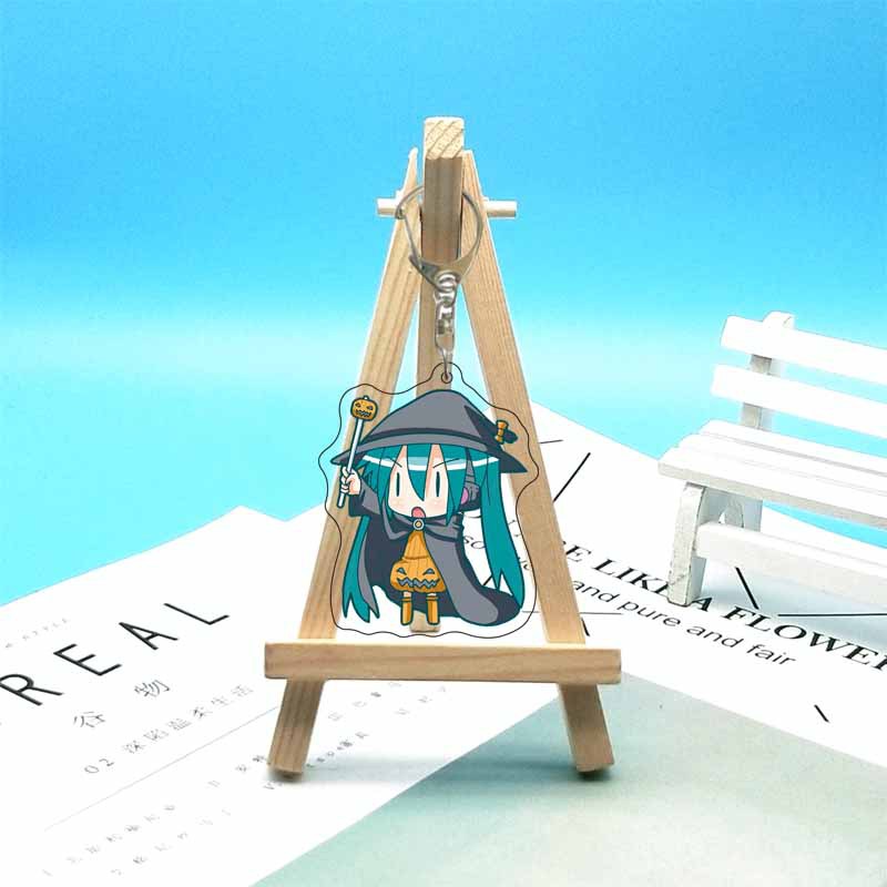 初音ミクアニメアクリルかわいいフィギュアバッグチャームキーリ - Resin Art Toys のレビューと価格