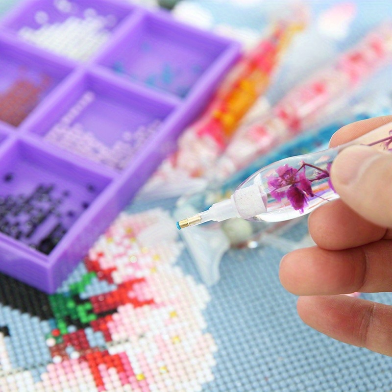 1セットフラワーデザイン樹脂製5Dダイヤモンドペインティング - Resin Art Of Flowers のレビューと価格